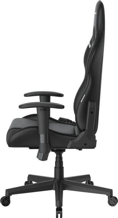 DXRacer Prince Series PF132 Gamingstuhl, schwarz mit weißen Nähten