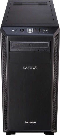 Captiva Workstation PC, Ryzen 7 2700X, 32GB RAM, 500GB SSD, 1TB HDD, Quadro P2000