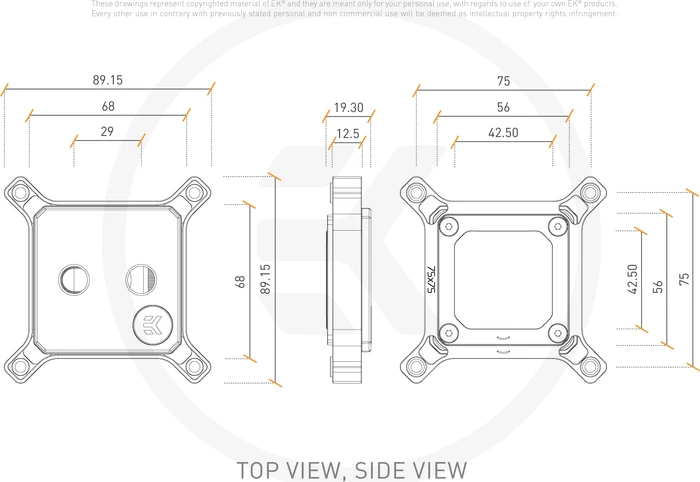 EK Water Blocks Quantum Line EK-Quantum Magnitude, 115X, Full Nickel