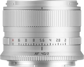 TTArtisan AF 40mm 2.0 für Nikon Z silber