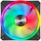 Corsair QL Series iCUE QL140 RGB PWM Dual Fan Kit, schwarz, LED-Steuerung, 140mm, 2er-Pack Vorschaubild