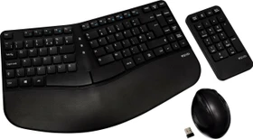 V7 CKW400 Ergonomic Wireless Tastatur und Maus Combo, USB, UK