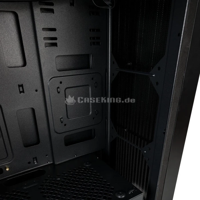 Zalman S2, schwarz, Acrylfenster