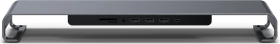 Satechi USB-C Monitor Stand Hub XL, Space Grey, USB-C 3.0 [Stecker] (ST-UCSHXLM)