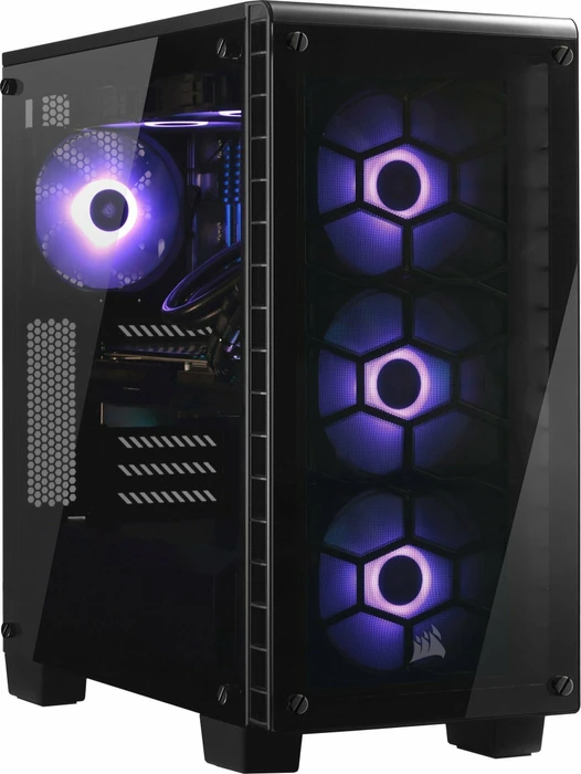 Hyrican Crystal 6418, schwarz, Core i9-9900KF, 32GB RAM, 2TB SSD, 3TB HDD, GeForce RTX 2080 SUPER