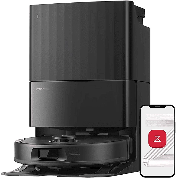 Roborock Qrevo S5V Saug-/Wischroboter schwarz inkl. Absaug-/Reinigungsstation