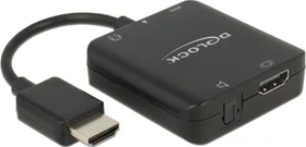 DeLOCK HDMI Audio Extractor 4K 60Hz kompakt