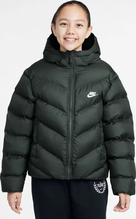 Nike NSW All Day Play Puffer Jacke camo green/white (Junior)
