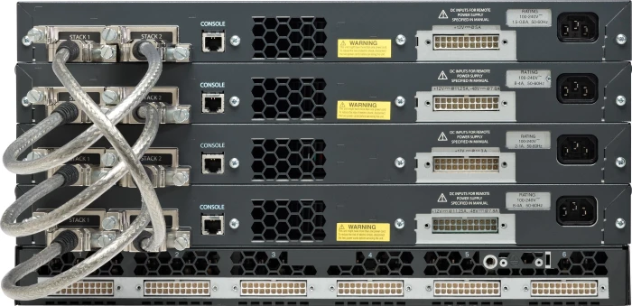 Cisco Catalyst 3750 V2 IP Services Rackmount Managed Stacking Switch, 24x RJ-45, 2x SFP, 370W PoE