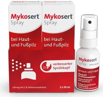 Mykosert Spray bei Haut- und Fußpilz, 60 ml