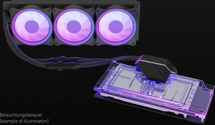 Alphacool Eiswolf 2 AiO 360mm RTX 3090 Ti Suprim X mit Backplate