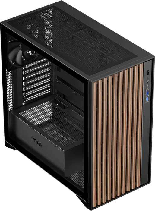 iTek Woody Black, Glasfenster