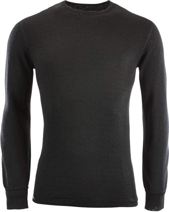 Woolpower Crewneck 200 Funktionsshirt langarm schwarz (7112-00)