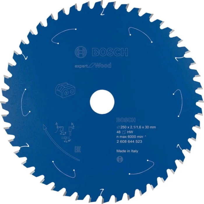 Bosch Professional Expert for Wood Kreissägeblatt 48Z, 254x1.6x30mm, 1 Stück