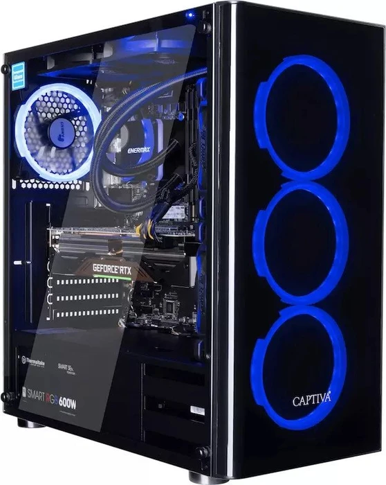 Captiva Highend Gaming I54-199, Core i9-10900X, 32GB RAM, 1TB SSD, 2TB HDD, GeForce RTX 2070 SUPER