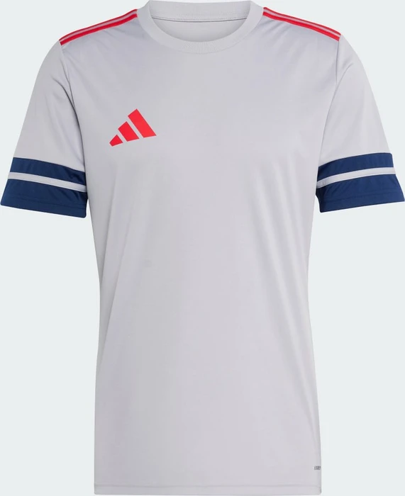 adidas Squadra 25 Trikot kurzarm glory grey/team navy blue 2/pure ruby (Herren)