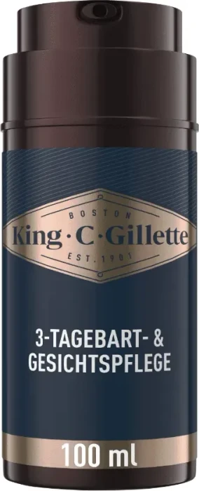 Gillette King C. 3-Tage-Bart- & Gesichtspflege, 100ml