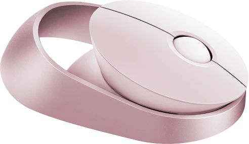 Rapoo Ralemo Air 1 Multi-mode Wireless Charging Mouse rosa, USB/Bluetooth