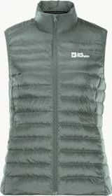 Jack Wolfskin Pack&Go Down Funktionsweste hedge green (Damen)