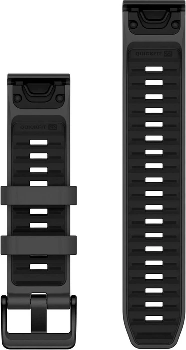 Garmin QuickFit Silikon Armband 22mm graphite/black
