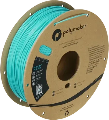 Polymaker PolyLite PLA Pro, türkis, Spule, 1.75mm, 1.00kg