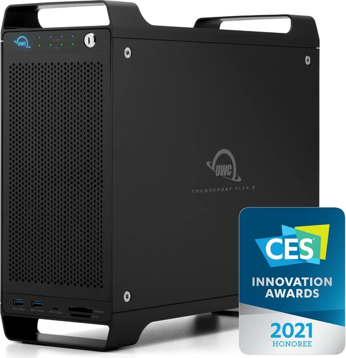 OWC ThunderBay Flex 8, USB-C 3.0/USB-A 3.0/Thunderbolt 3 / USB-C 3.1