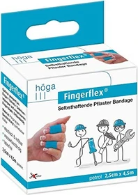 Höga Fingerflex Selbsthaftende Pflaster Bandage petrol, 2.5cm x 4.5m, 1 Stück
