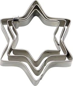 Städter Terrassen-Ausstecher Stern Set, 3-tlg.