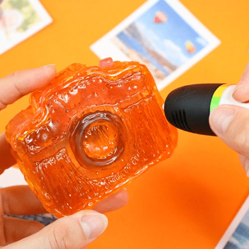 Polaroid3D Candy Play Pen, weiß/rot, 3D-Druckstift für essbare 3D-Drucke
