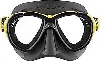 Cressi Naxos Tauchermaske schwarz/gelb