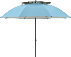 Doppler Windprofi 200 Manual Sonnenschirm 192cm hellblau