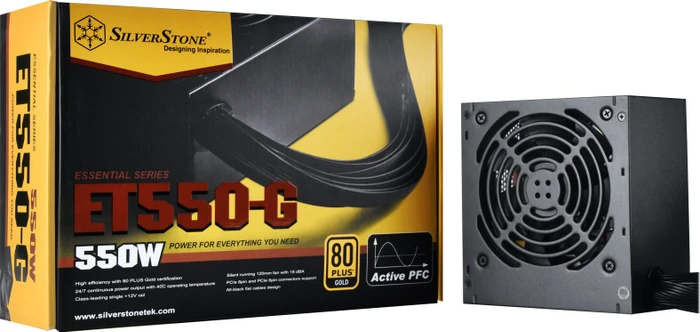 SilverStone Essential Gold ET550-G 550W, ATX 2.4