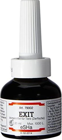eSHa EXIT, Heilmittel gegen Ichthyo oder Oodinium, 20ml