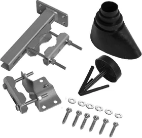 A.S. SAT Mast- Montageset verdrehsicher II schwarz