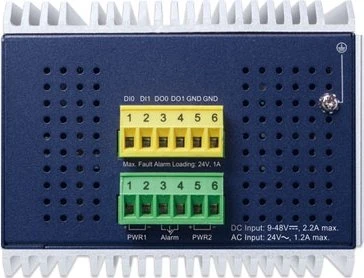 Planet IGS-5225 Industrial Railmount Gigabit Managed Switch, 8x RJ-45, 2x SFP+, 2x SFP