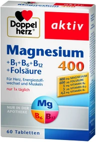 Doppelherz Magnesium 400 Tabletten, 60 Stück