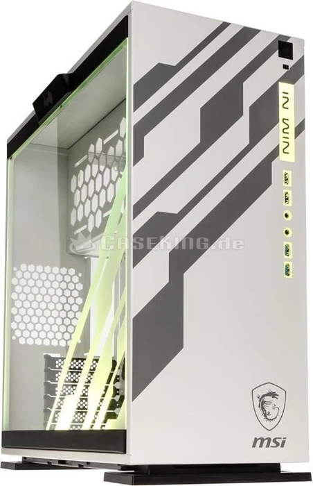 In Win 303 MSI Dragon Edition, weiß, Glasfenster