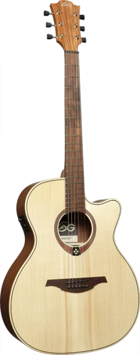 LAG Tramontane 70 Auditorium Cutaway electroacoustic Natural