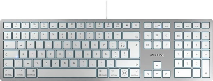 Cherry KC 6000 Slim for Mac-C, silber, USB, FR