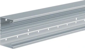 Hager Brüstungskanal-Unterteil frontrast BRA 68x100mm, OT 80mm, aus Alu natureloxiert