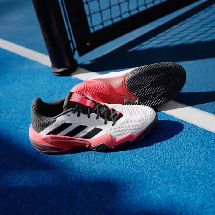 adidas Barricade 13 cloud white/core black/lucid red (Herren)