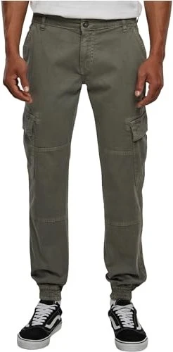 Urban Classics Washed Cargo Twill Trainingshose lang grau (Herren)