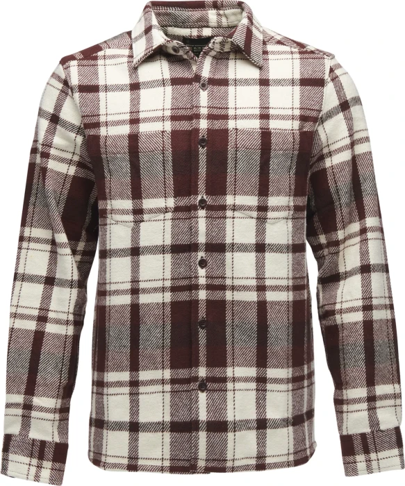 Black Diamond Project Heavy Flannel Hemd langarm burgundy/off white plaid (Herren)
