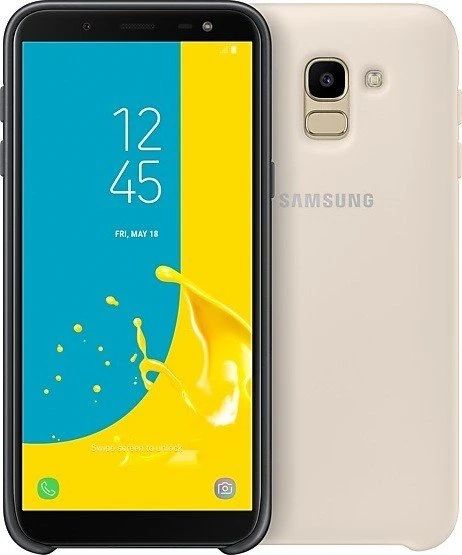 Samsung Dual Layer Cover für Galaxy J6 (2018) gold