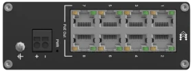 Teltonika TSW Industrial Railmount Switch, 8x RJ-45, 240W PoE+ (TSW040)