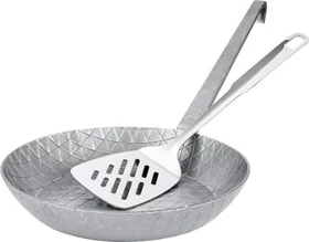 Gräwe Iron-High Bratpfanne mit Hakenstiel hoher Rand 23.8cm