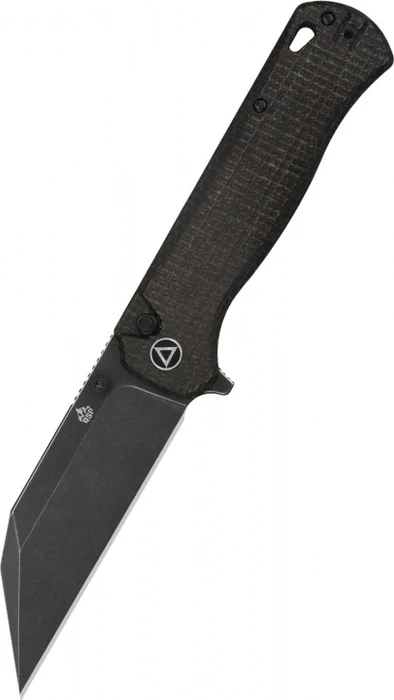 QSP Swordfish Taschenmesser dark brown micarta/black stonewashed