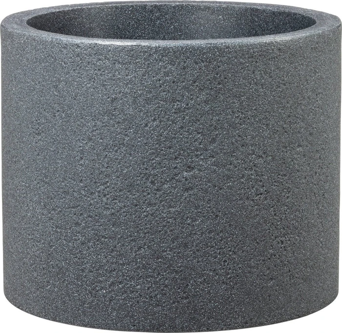 Scheurich Panzano Pflanzgefäß 48cm schwarz-granit