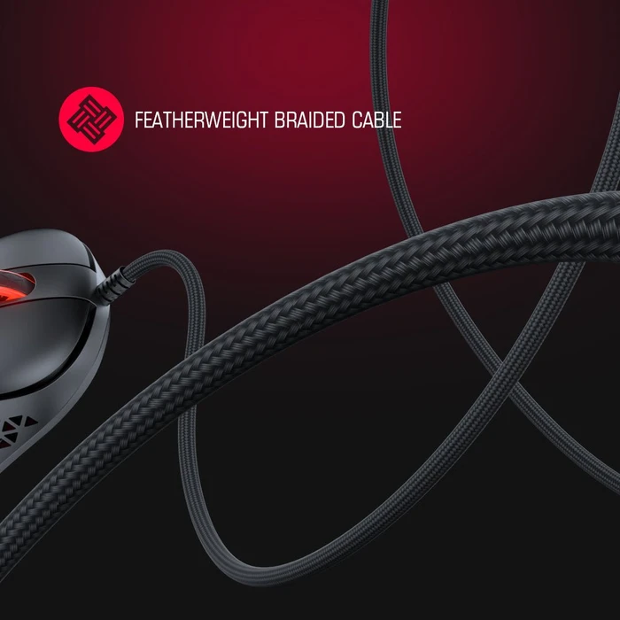 GameSir GM500 Ultralight Ergonomic Gaming Mouse schwarz, USB