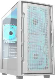 Cougar Uniface Mini RGB White, weiß, Glasfenster (CGR-55C9W-RGB / 3855C90.0004)